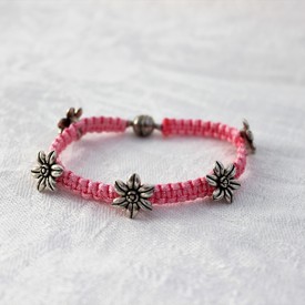 Armband Pink flowers