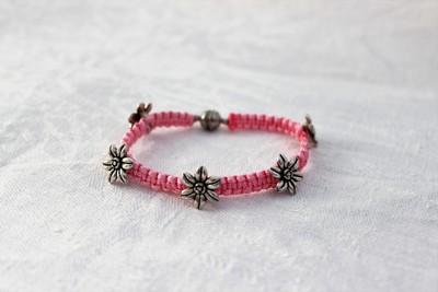 Armband Pink flowers