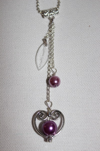 Halsband Lilac heart